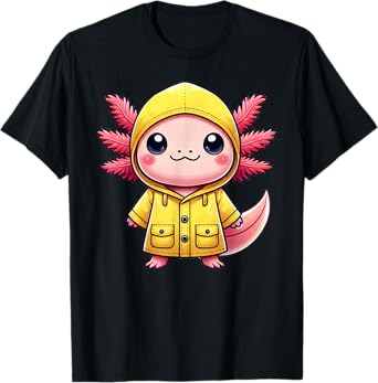 Axolotl Wearing A Raincoat T-Shirt