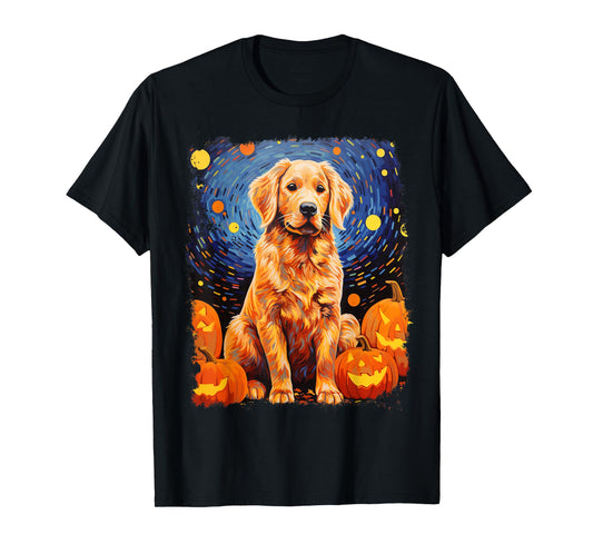 Golden Retriever Halloween T-Shirt