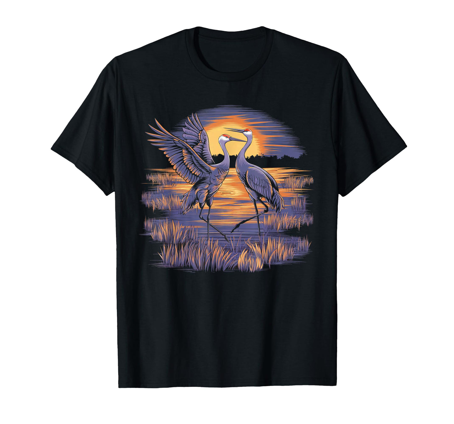 Sandhill Crane – Majestic Bird Lover Design T-Shirt
