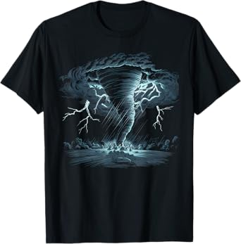 Tornado Tshirt For Kids Toddler Weather Meterologist Storm T-Shirt