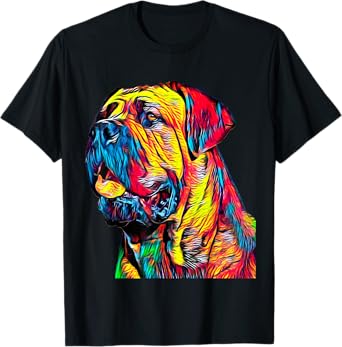 Cane Corso Italian Mastiff Dog Head T-Shirt
