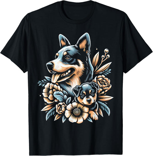 Australian Cattle Dog Mom Funny Graphic Tees T-Shirt