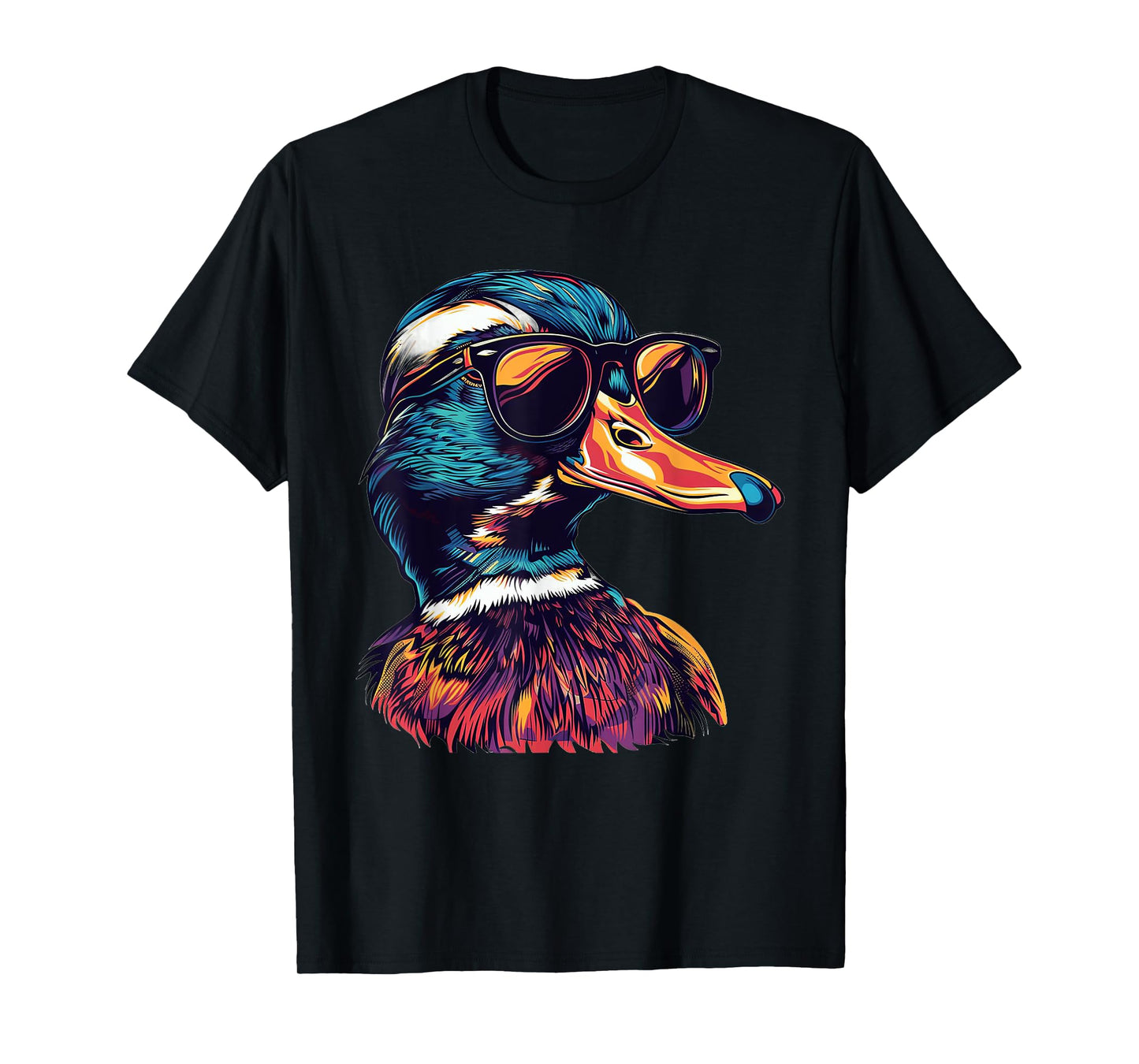 Wood Duck With Sunglasses T-Shirt