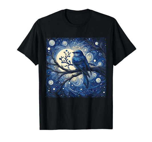 Patience Bluebird of Happiness Blue Bird Eastern Bluebird T-Shirt