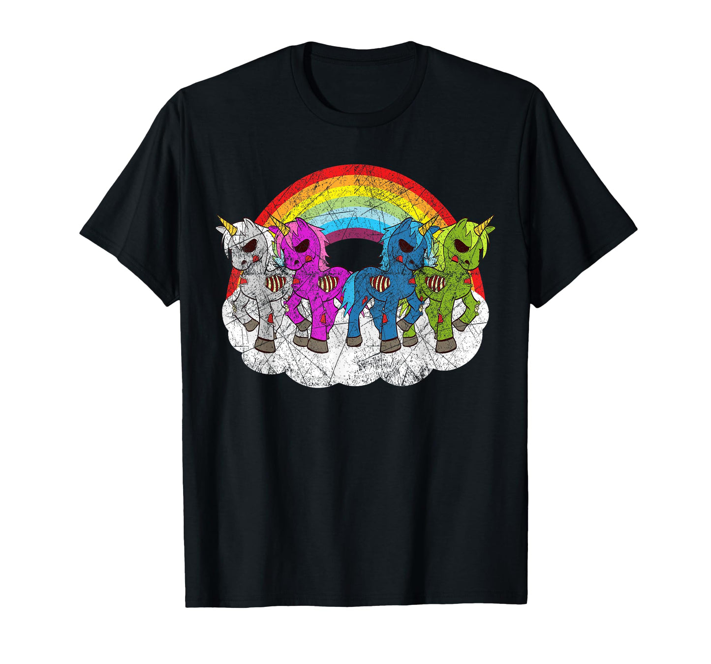 Zombie Unicorn Apocalypse Mythical Creatures Halloween Zombies T-Shirt
