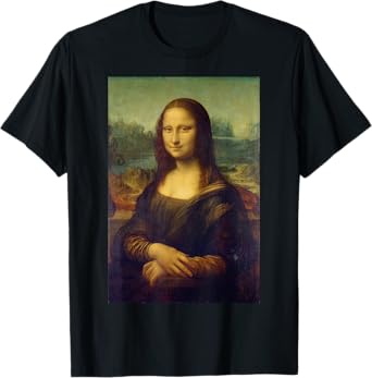Mona Lisa by Leonardo da Vinci Art Famous Painting T-Shirt
