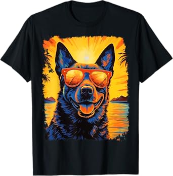 Hawaiian German Shepherd T-Shirt