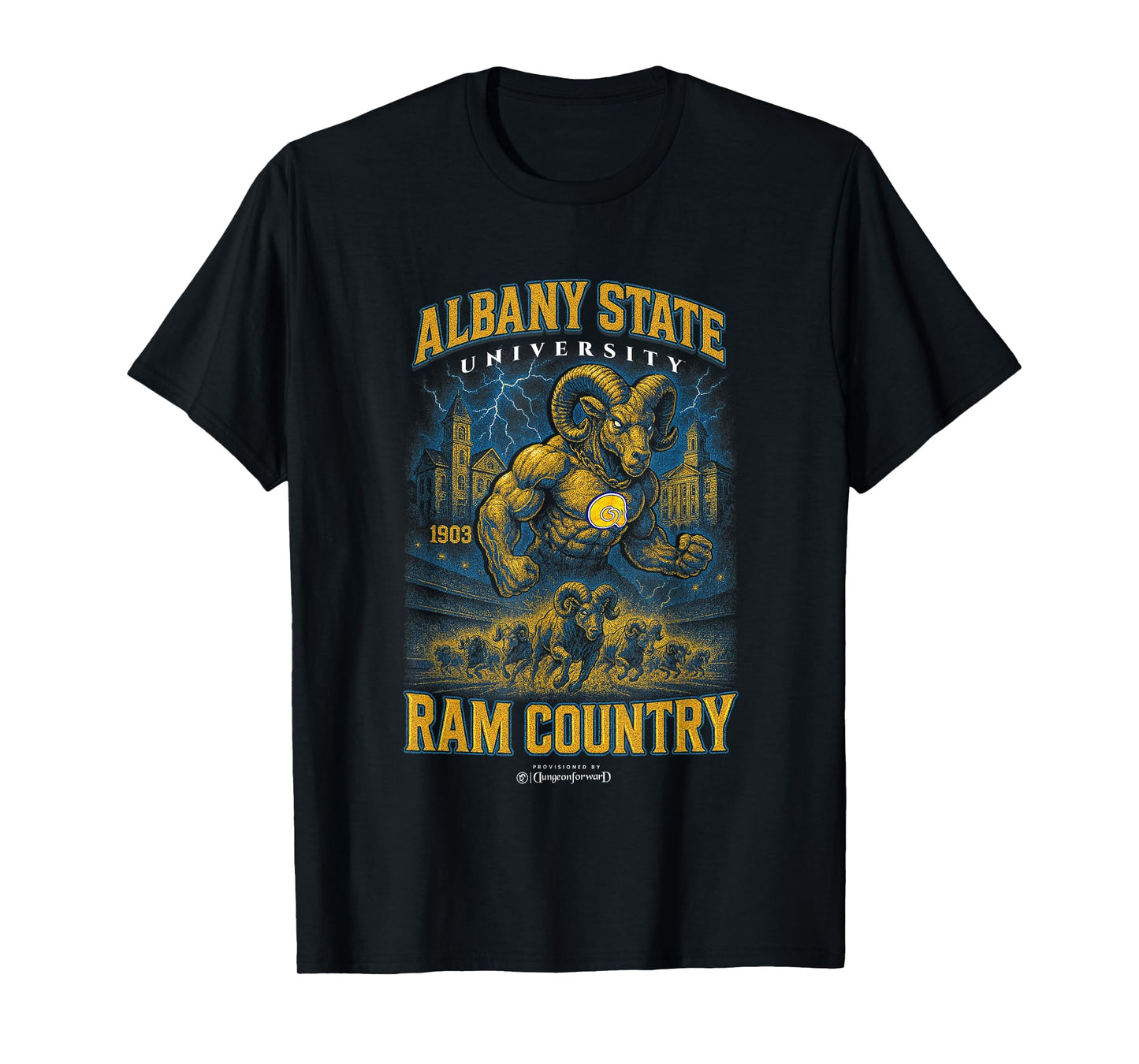 Albany State University - The Yard HBCU Bootleg - ASU T-Shirt