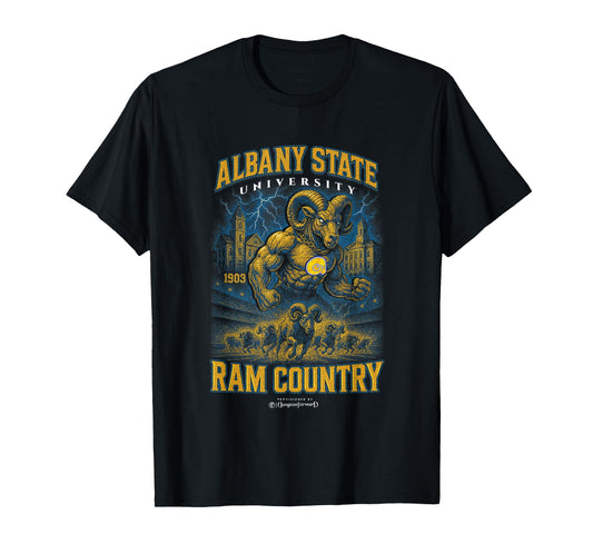 Albany State University - The Yard HBCU Bootleg - ASU T-Shirt