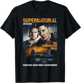 Supernatural Sam and Dean Poster T-Shirt