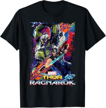 Marvel Thor Ragnarok Hulk Neon Pop Poster T-Shirt