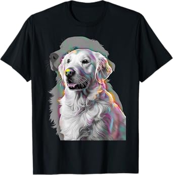 Cute Golden Retriever Gifts Christmas Women Men Kids Funny T-Shirt