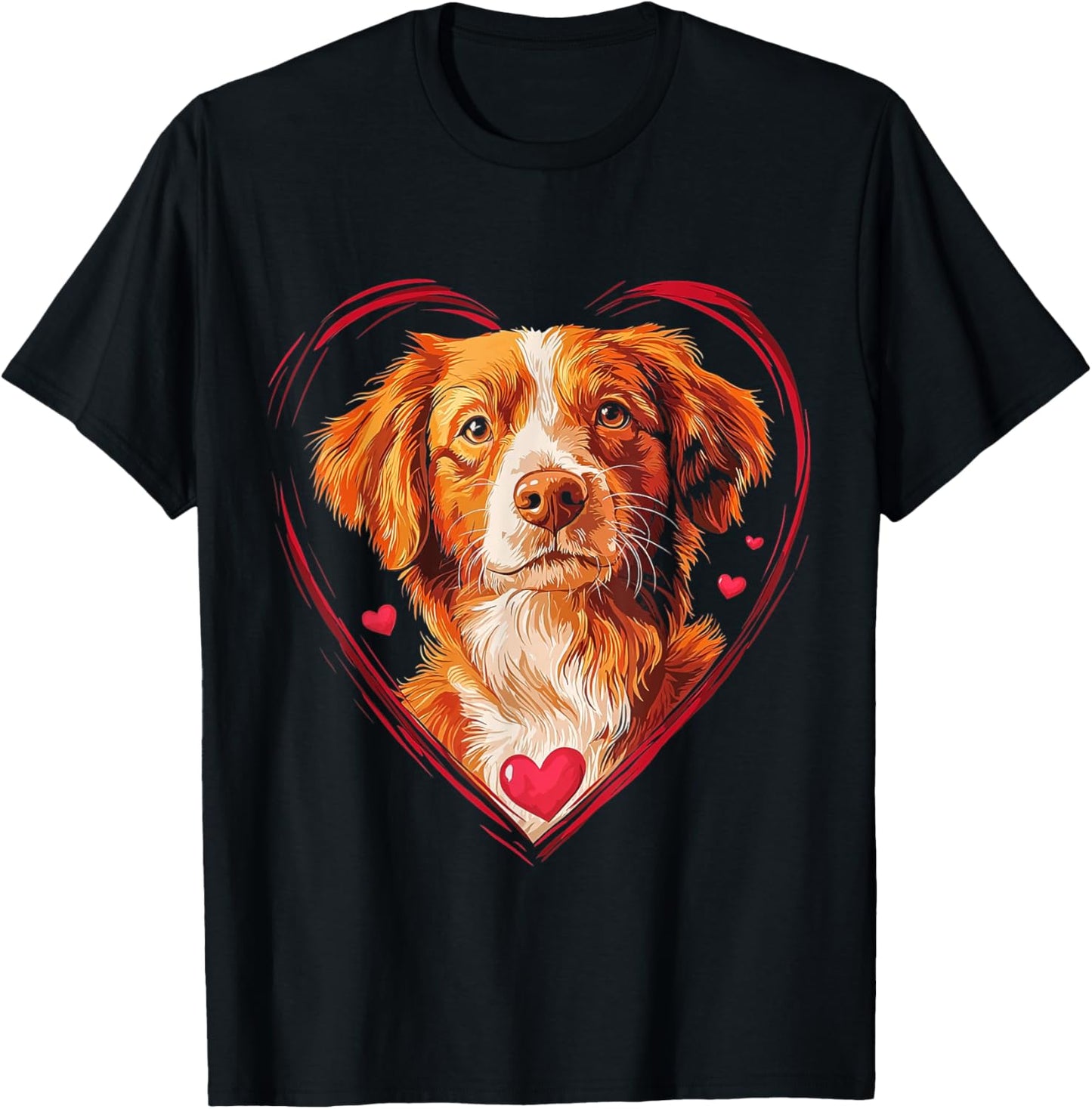 Valentine's Day Nova Scotia Duck Tolling Retriever T-Shirt