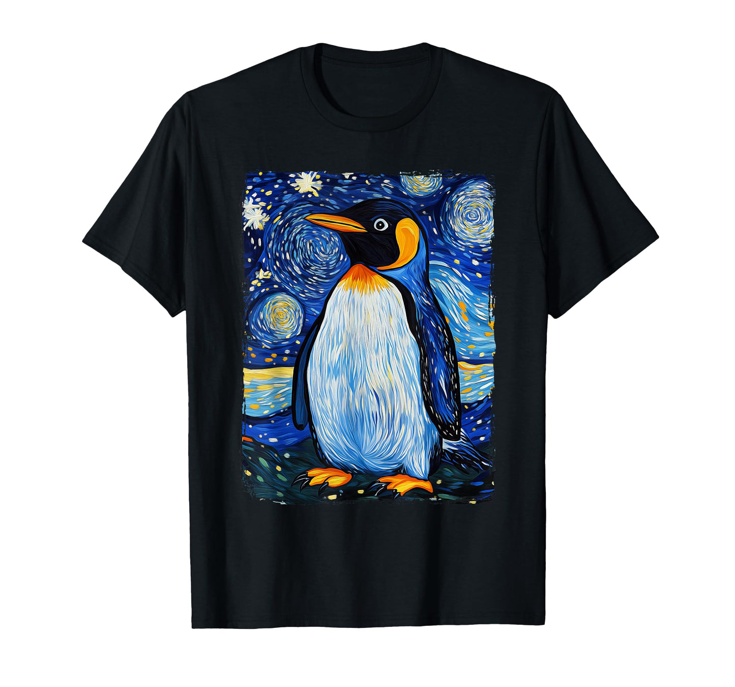 Penguin Starry Night T-Shirt