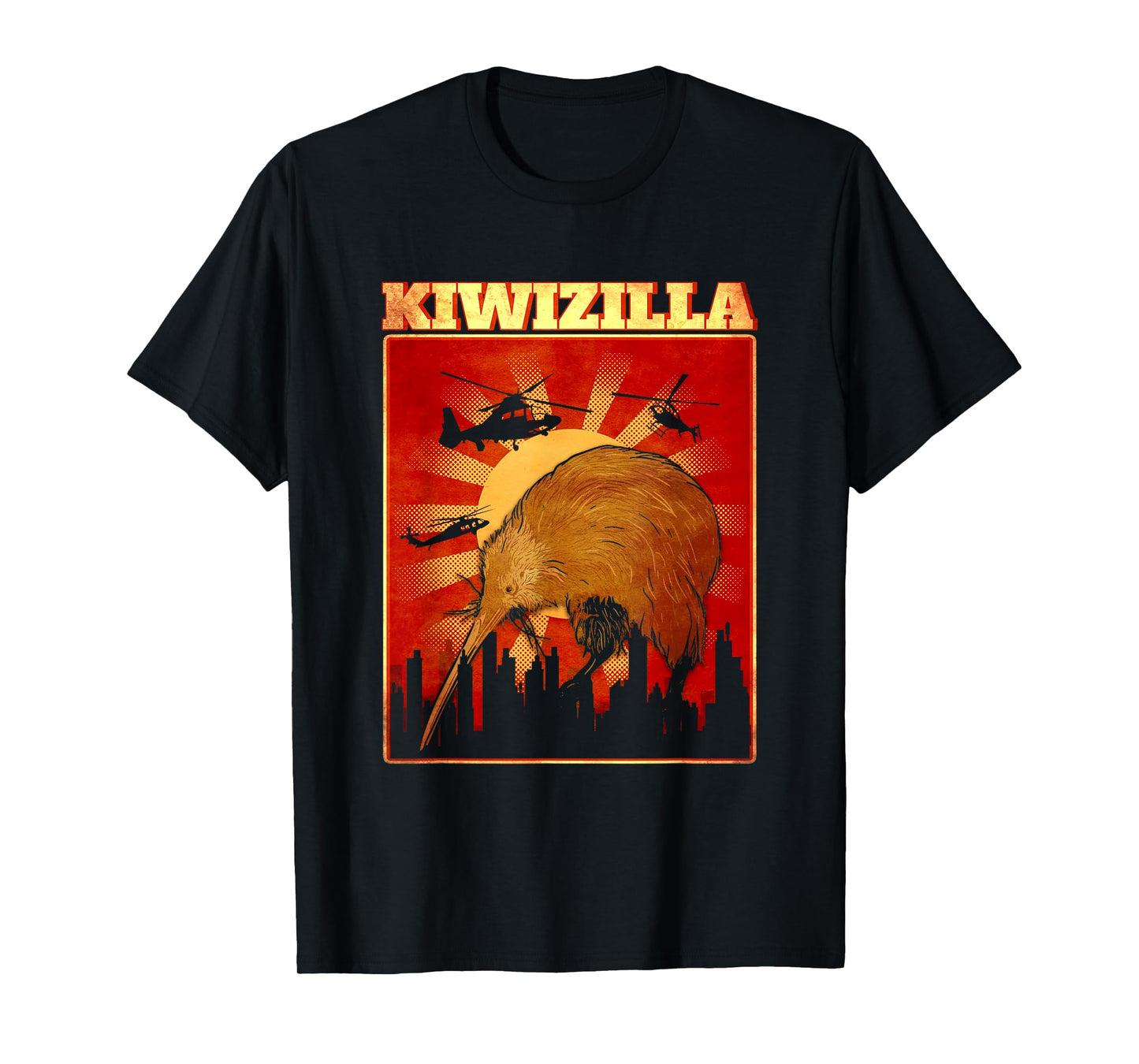 Kiwi Bird Bird Lover Kiwizilla T-Shirt