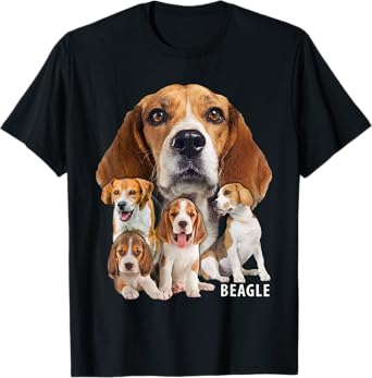 I Love My Beagle Shirt Dog Themed Funny Beagle Lover T Shirt Men Women Kids T-Shirt