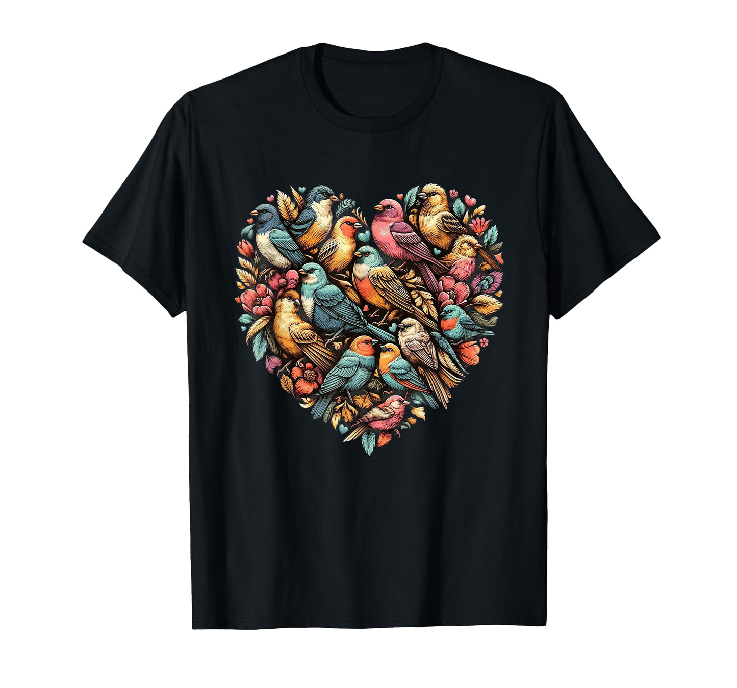 Birds Love Bird watching Birder Nerd Wildlife Birdwatcher T-Shirt