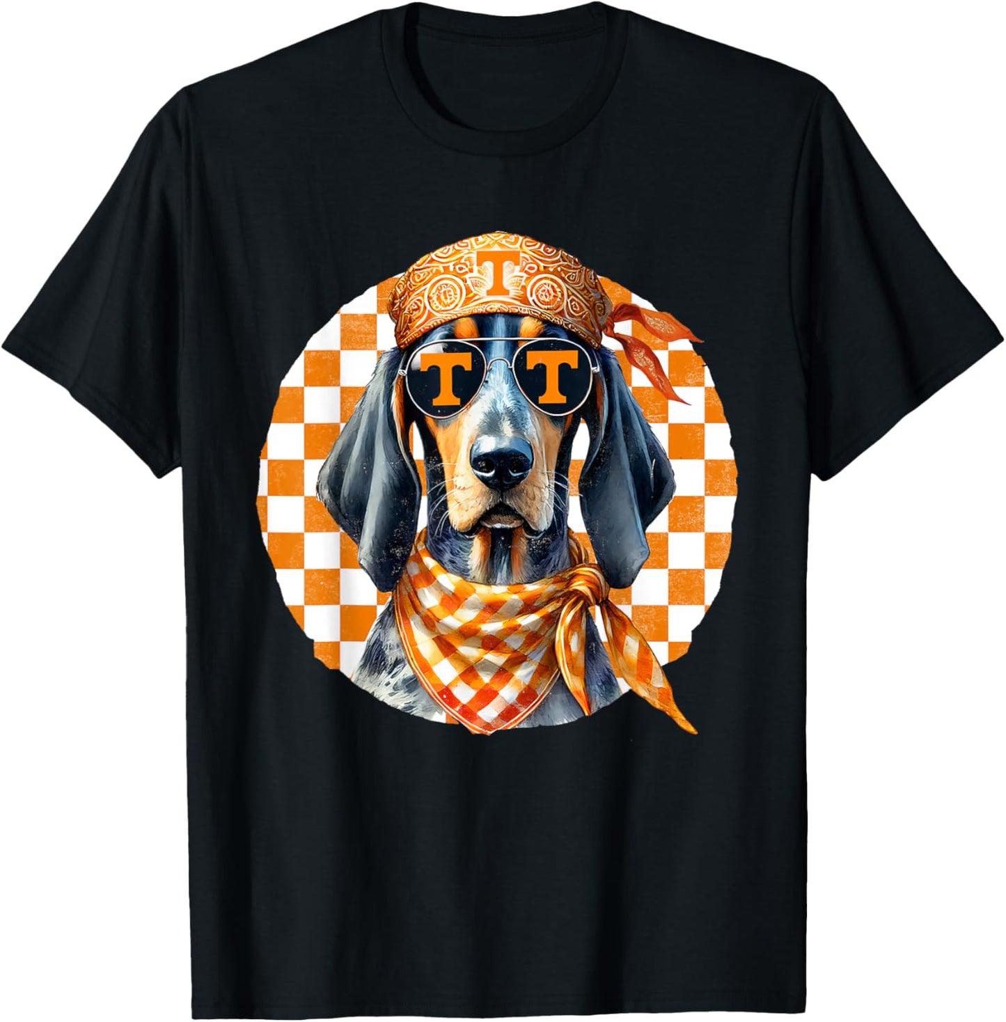 Vintage Orange Blooded Tennessee Dogs Lovers T-Shirt