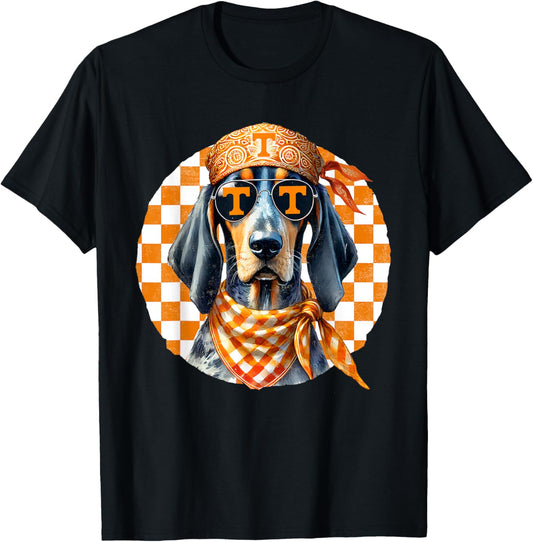 Vintage Orange Blooded Tennessee Dogs Lovers T-Shirt