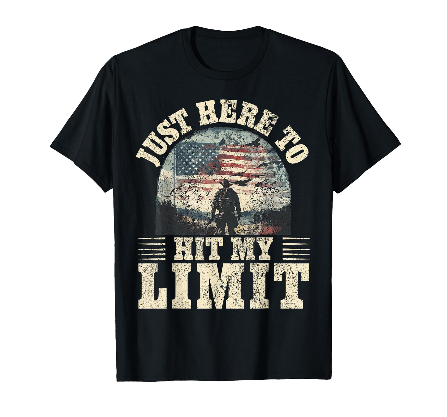 Dove Hunting - Here To Hit My Bag Limit Dove Hunter T-Shirt