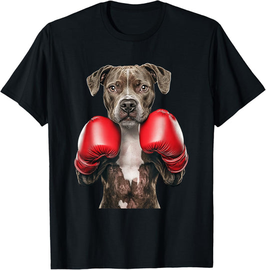 American Staffordshire Terrier Boxing T-Shirt