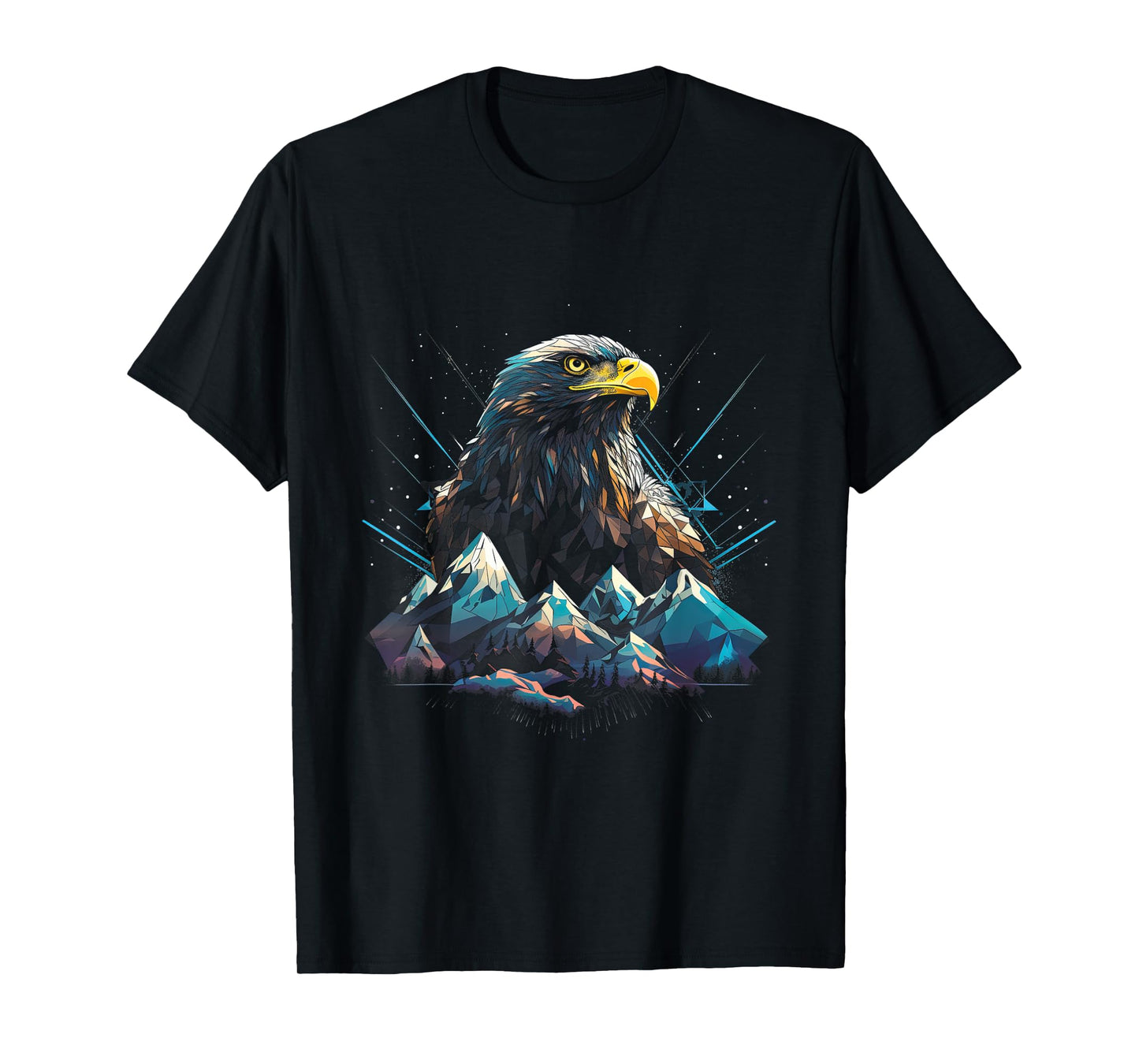 Bald eagle Bird Nature Usa Lightning T-Shirt
