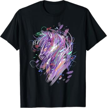Horse Shirt Women Girls Horseback Riding Horse Lover T-Shirt