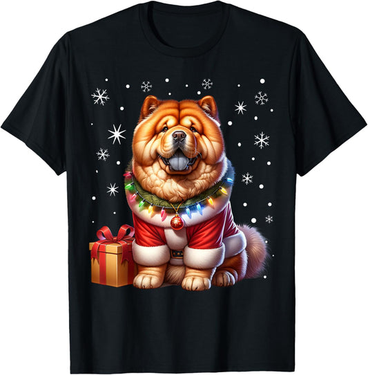 Chow Chow Santa Claus Chow-Chow Costume Chow Chow Xmas T-Shirt