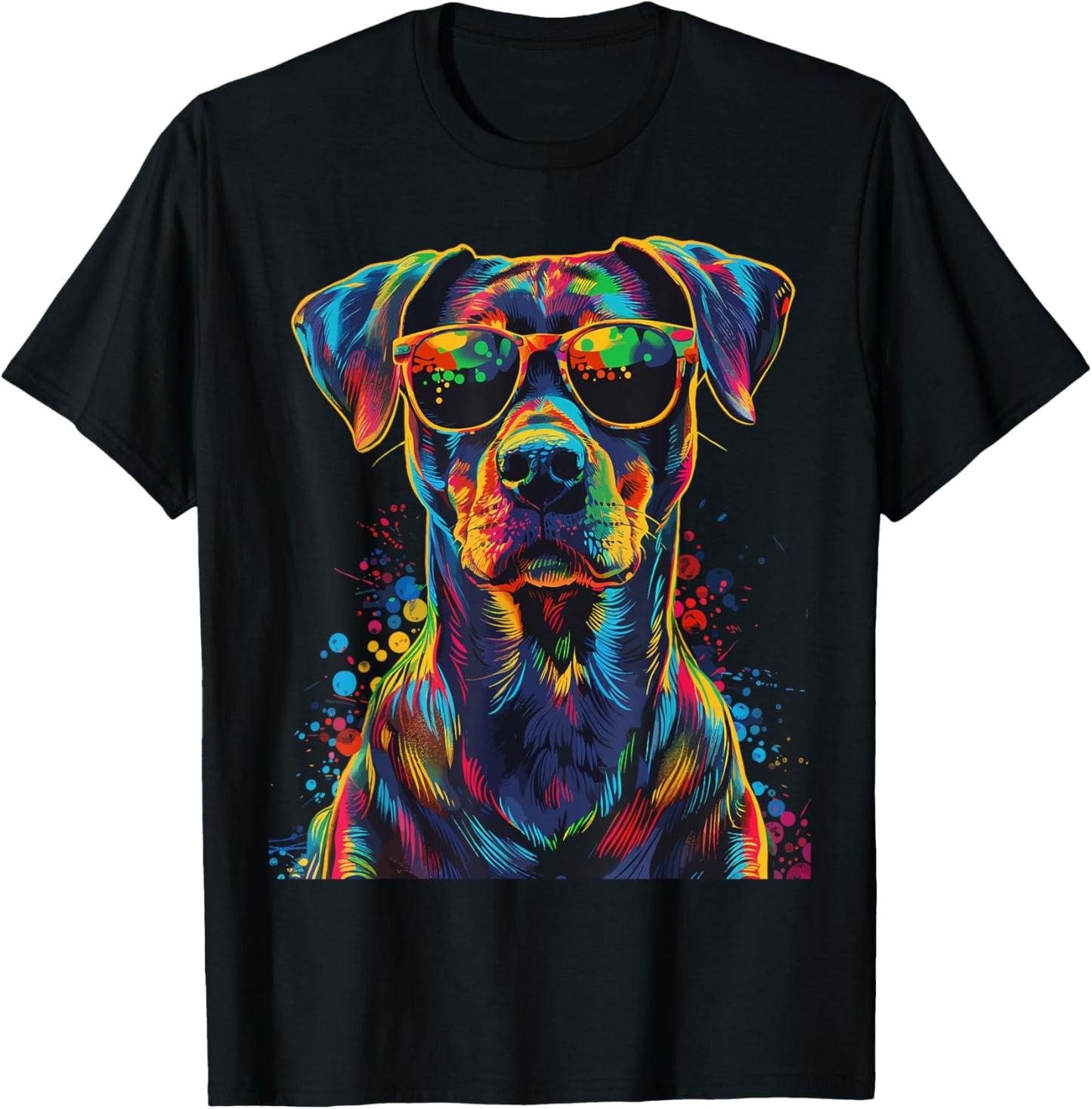 Catahoula Lovers Design Pop Art Funny Catahoula Leopard Dog T-Shirt