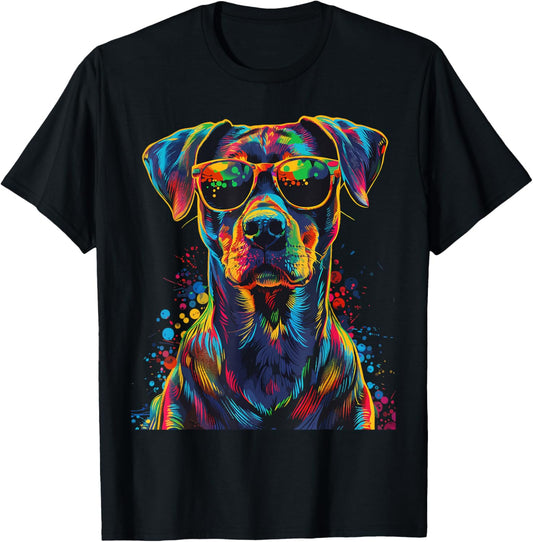 Catahoula Lovers Design Pop Art Funny Catahoula Leopard Dog T-Shirt