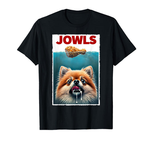 Funny Pomeranian and Fried Chicken Parody Jowls Dog Lover T-Shirt for Men Women Kids