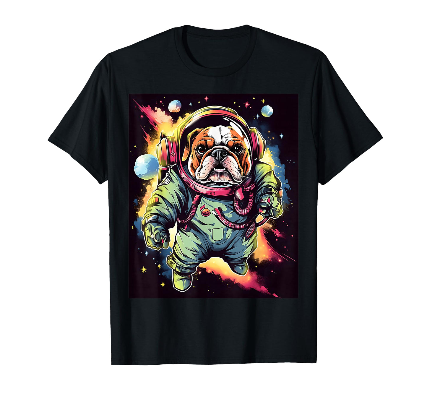 AstroBulldog: Journey to the Stars T-Shirt