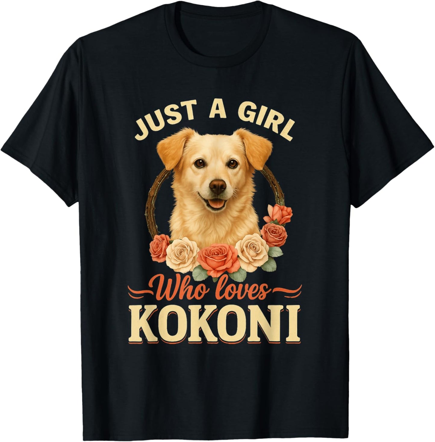 Just A Girl Who Loves Kokoni Cute Greek Dog Breed Pet Mom T-Shirt