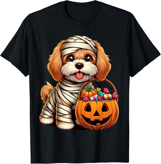 Cute Cavapoo Dog Halloween Costume Toddler Kids Boys & Girls T-Shirt