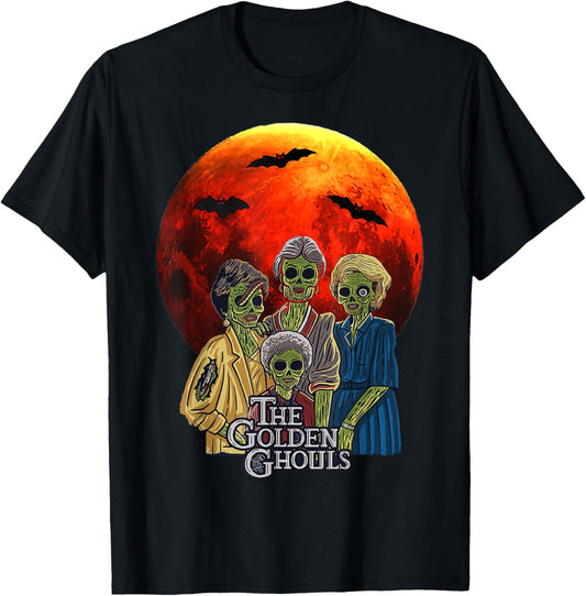 Vintage The Golden Ghouls Custom For Women men Halloween 22 T-Shirt