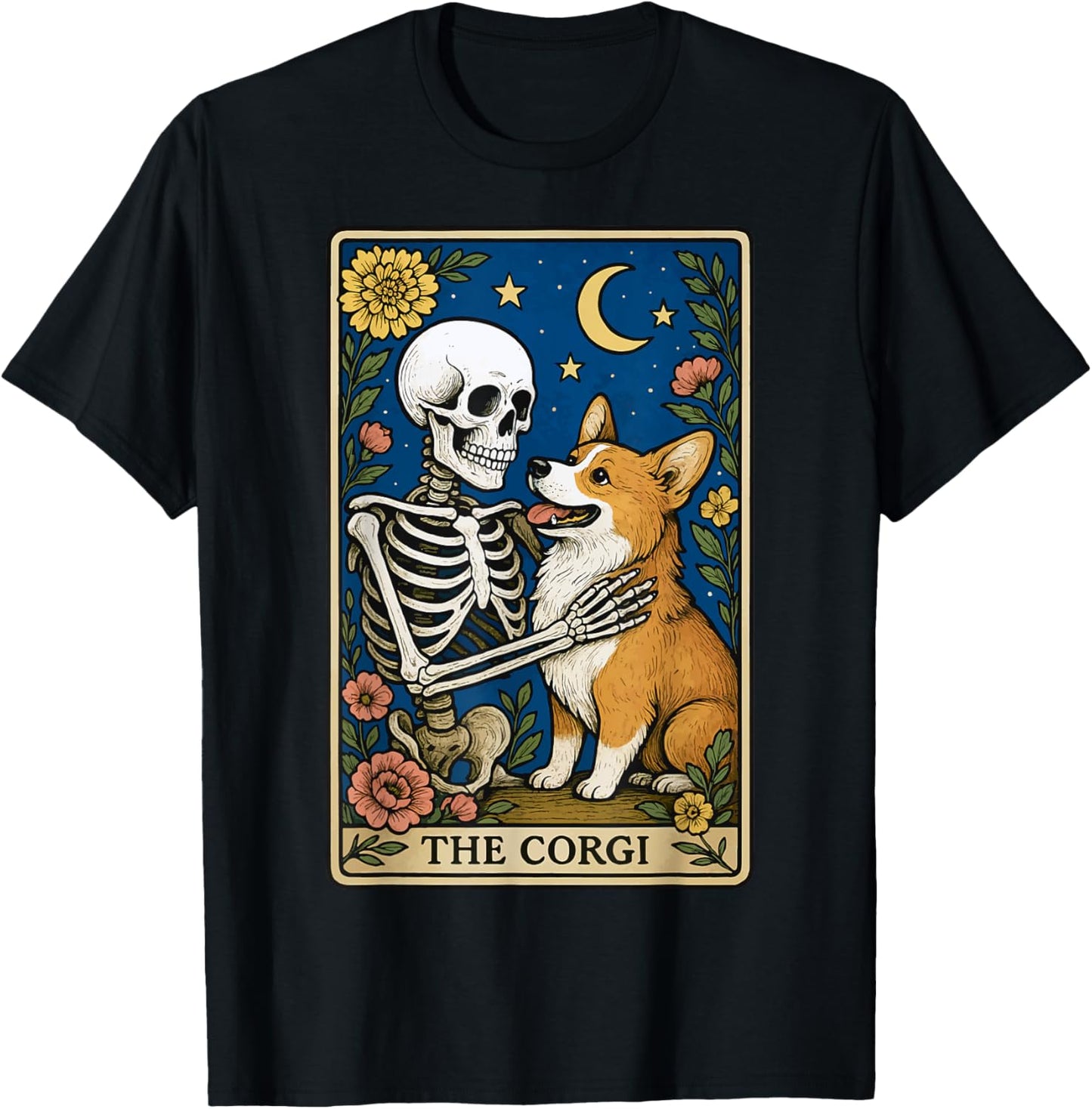 The Corgi Tarot Card T-Shirt