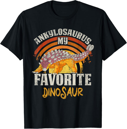 Ankylosaurus My Favorite Dinosaur Design For Paleontologist T-Shirt