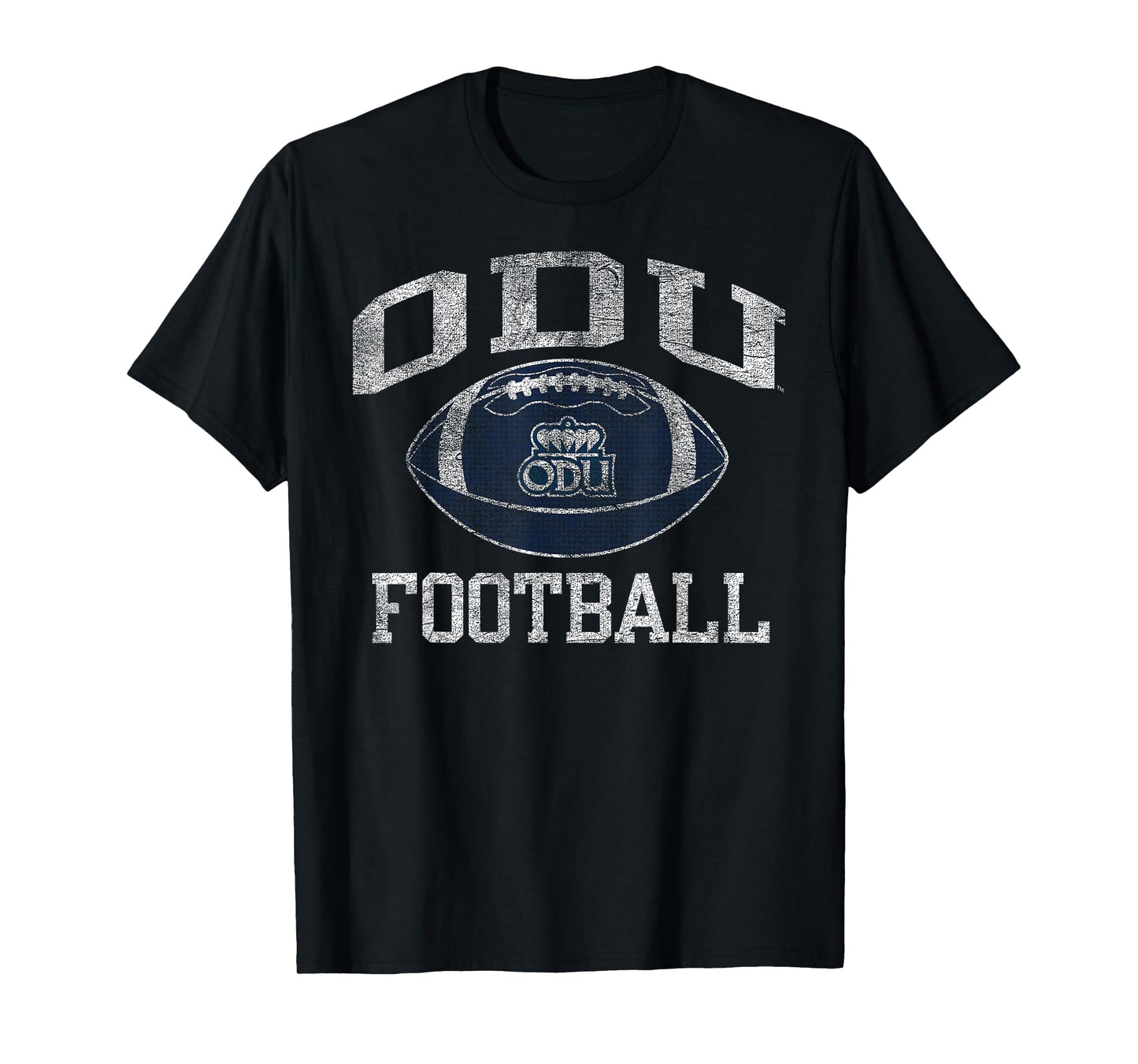 Old Dominion Monarchs Football Intensity Navy T-Shirt