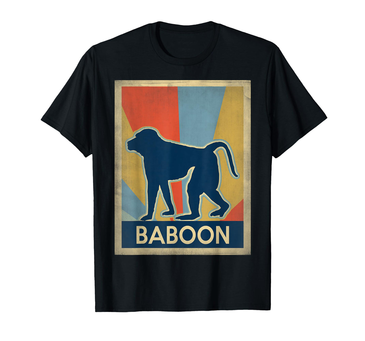 Vintage Style baboon T-Shirt