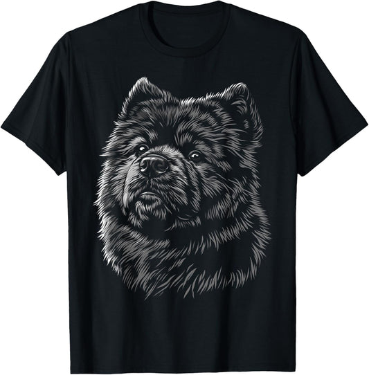 Chow Chow Dog Motif Pet Art Chow Chow T-Shirt