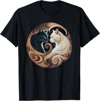 Cats Yin Yang T-Shirt