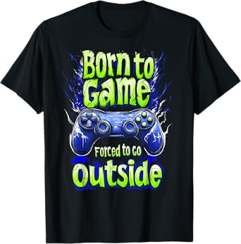 Funny Gaming Graphic Tee For Kids Boys Teens Video Gamer T-Shirt