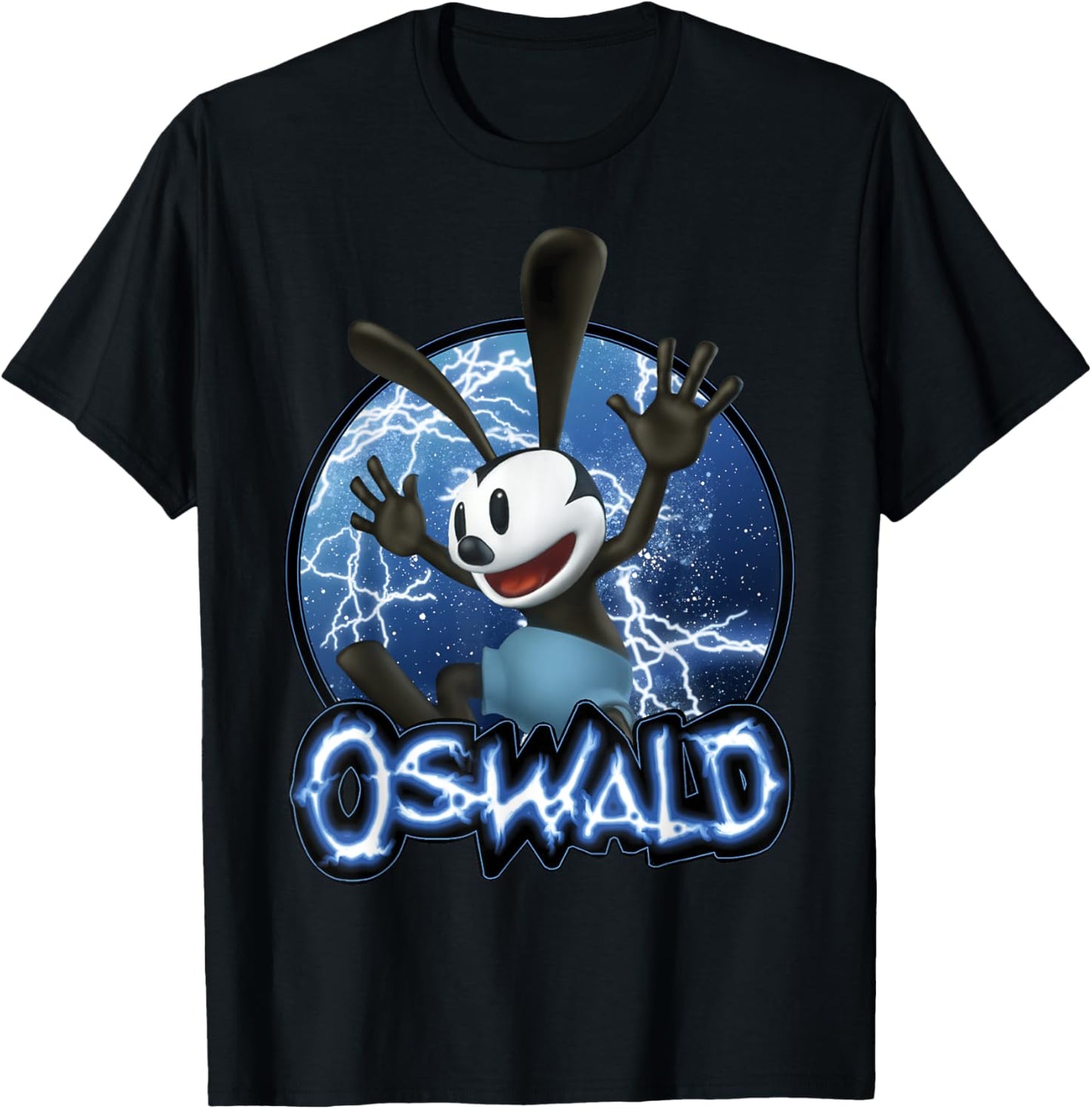Disney Epic Mickey Oswald Lightning Portrait T-Shirt