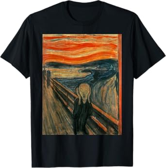 The Scream by Munch Expressionism Art Famous Painting T-Shirt