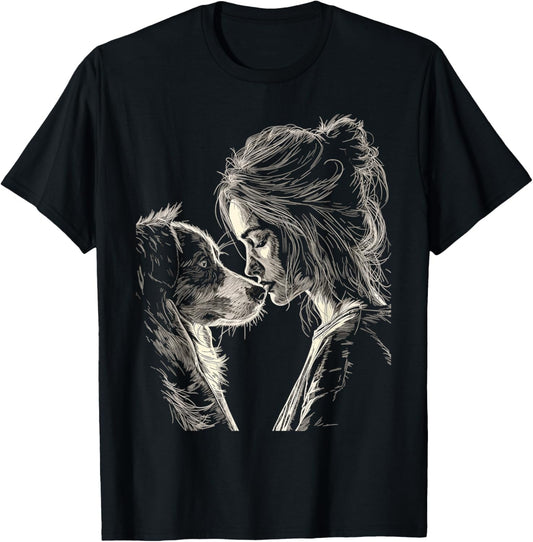 Australian Shepherd Dog Mom Aussie Lover Mother's Day T-Shirt
