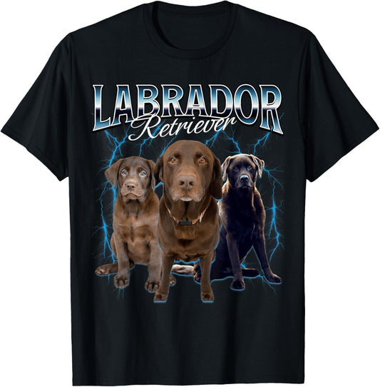 Chocolate Labrador Owner 90's Bootleg Trending T-shirt