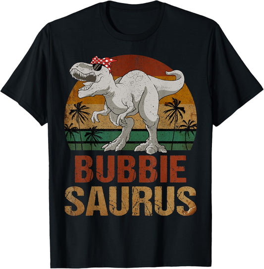 Bubbiesaurus Dinosaur Bubbie Saurus Vintage Mother's Day T-Shirt