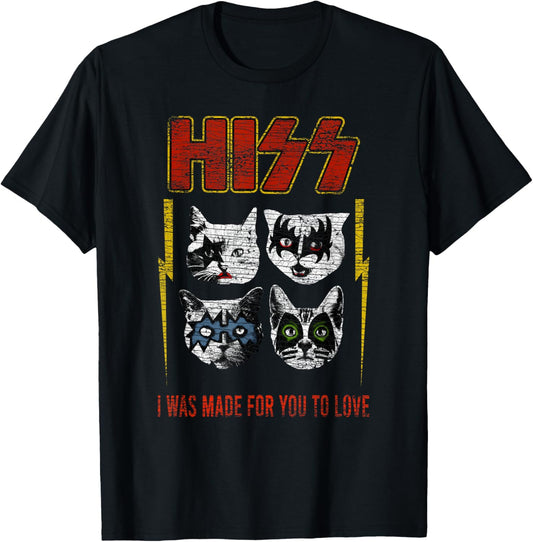 Hiss rock cats rock T-Shirt