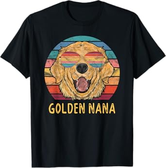 Golden Retriever Nana Gifts, Golden Retriever Grandma T-Shirt