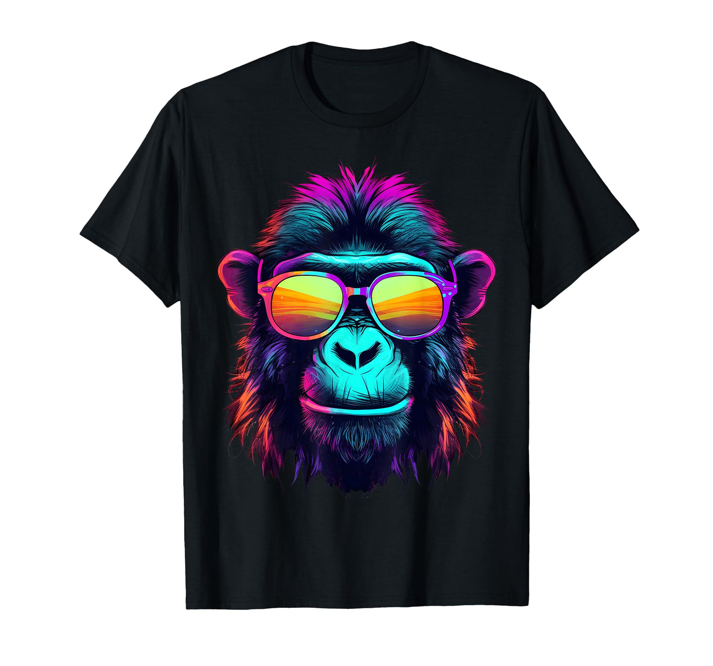 Cool Chimp with Sunglasses. T-Shirt